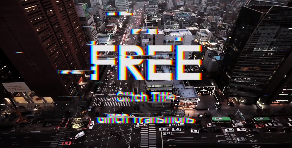 glitch titles final cut pro free